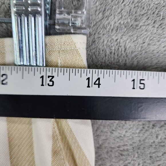 Women's Old Navy Beige & White Striped Button-Front Skirt Size 2 - Picture 7 of 9